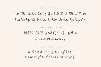 Girlish Lovely Calligraphy font