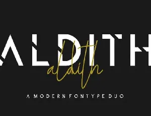ALDITH Duo font
