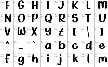 Spooky Notes font