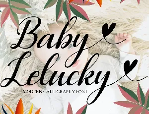 Baby Lelucky font