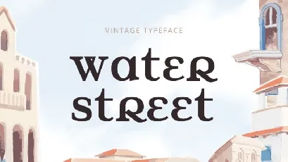 Water Street Free font