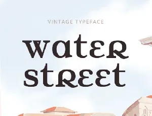 Water Street Free font