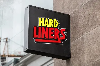 HARDLINERS font