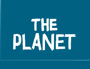 The PLANET font