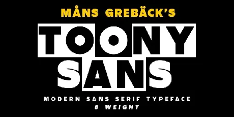 Toony Sans font