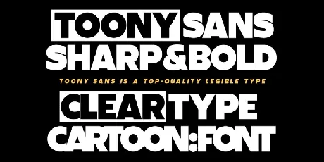 Toony Sans font