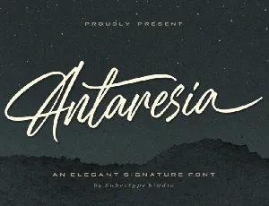 Antaresia font