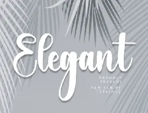 Elegan font