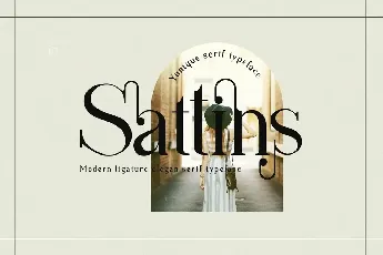 Sattins font