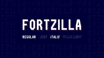 Fortzilla font