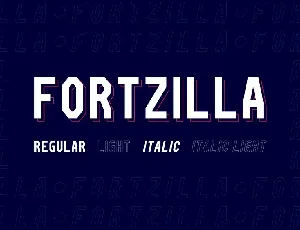 Fortzilla font