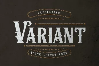 Variant font