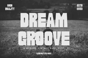 Dream Groove font