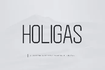 Holigas font