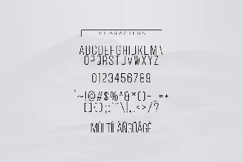 Holigas font