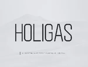 Holigas font