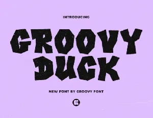 Groovy Duck Display font