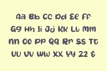 Oh My Baby Cartoon font