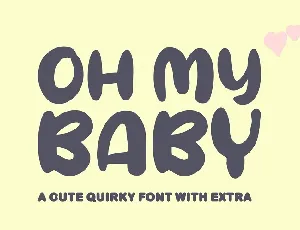 Oh My Baby Cartoon font