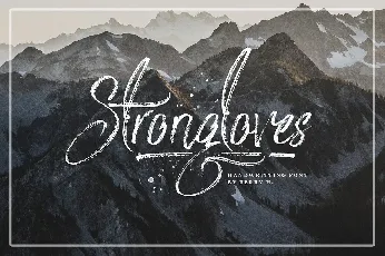 trongloves Handwriting Free font