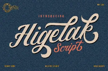 Higelak font