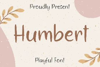 Humbert font