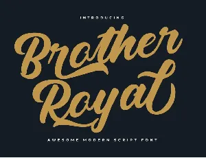 Brother Royal font