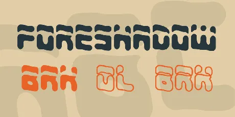 Foreshadow font