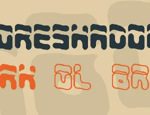 Foreshadow font