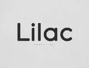 Lilac font