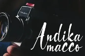 Andika Macco Script font