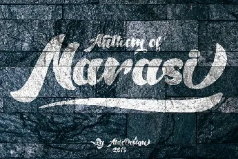 Anthem of Narasi Script font