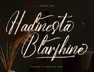 Hadinesta Blarfhine font