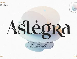 Astegra font