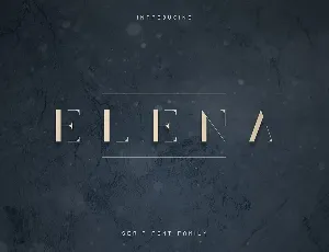 Elena Luxe Serif font