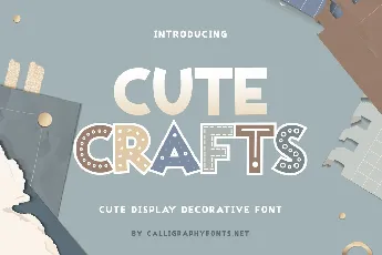 Cute Crafts Demo font