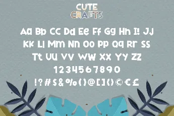 Cute Crafts Demo font