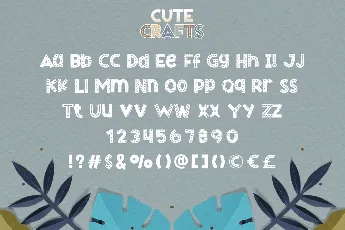 Cute Crafts Demo font