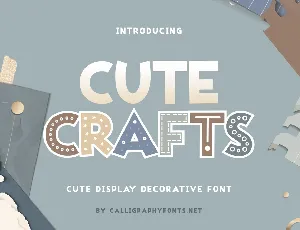 Cute Crafts Demo font