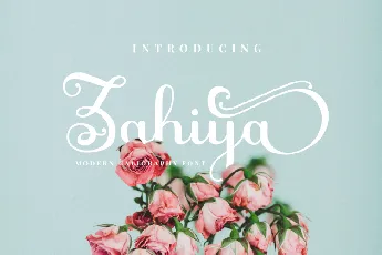 Zahiya font