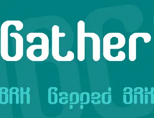 Gather font