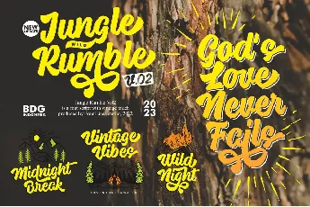 Jungle Rumble V.02 font