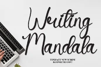 Writing Mandala font