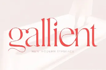 Gallient Serif font