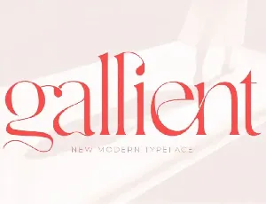 Gallient Serif font