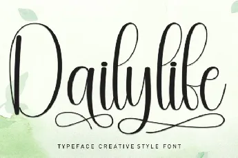 Dailylife Script font