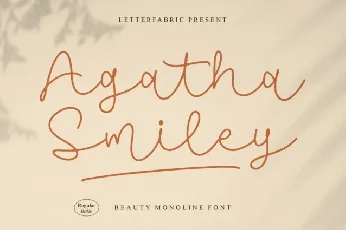 Agatha Smiley font