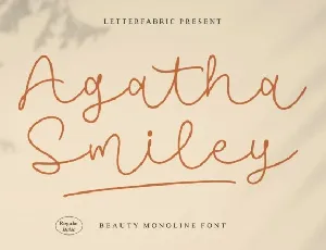 Agatha Smiley font