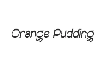 OrangePuddingDemo font