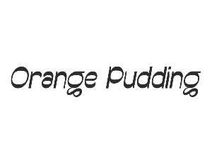 OrangePuddingDemo font